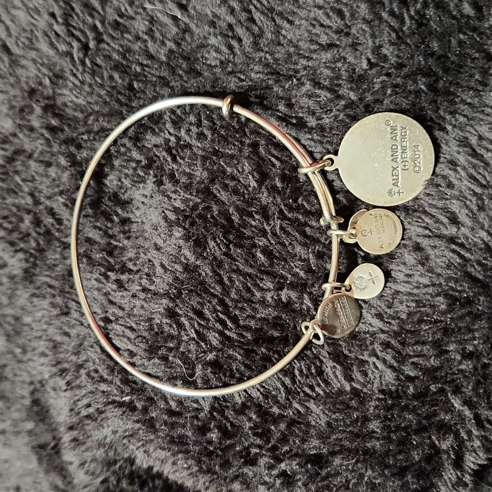 Alex And Ani Bangles Set Of Two Tree Of Life, Pat… - image 6